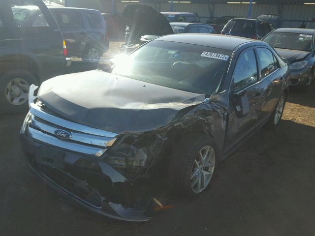 3FAHP0JG4BR330419 - 2011 FORD FUSION SEL GRAY photo 2