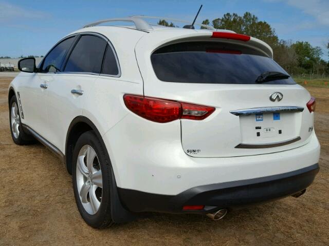 JN8AS1MW8BM733755 - 2011 INFINITI FX35 WHITE photo 3