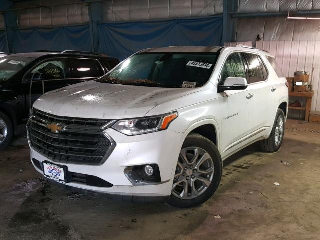 1GNERKKW9JJ108774 - 2018 CHEVROLET TRAVERSE P WHITE photo 2