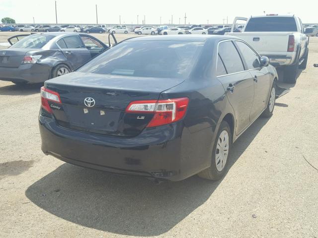 4T4BF1FK6DR306190 - 2013 TOYOTA CAMRY L 黑色 照片 4