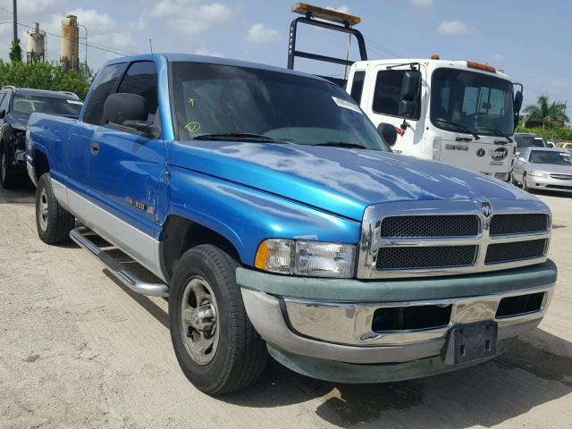 3B7HC12YXXG167894 - 1999 DODGE RAM 1500 BLUE photo 1