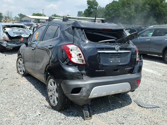 KL4CJBSB8EB691028 - 2014 BUICK ENCORE CON BLACK photo 3