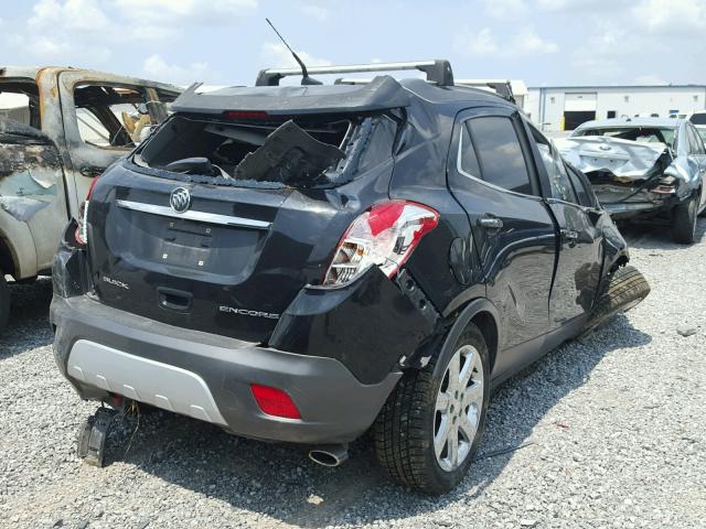 KL4CJBSB8EB691028 - 2014 BUICK ENCORE CON BLACK photo 4