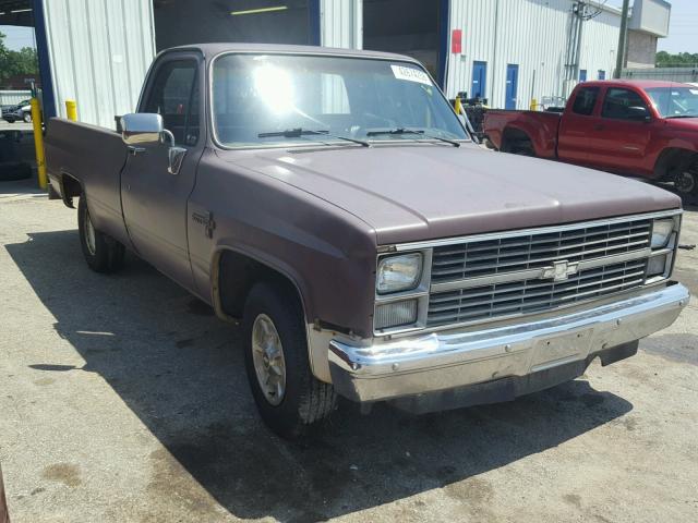 1GCDC14H2EF370126 - 1984 CHEVROLET C10 BROWN photo 1