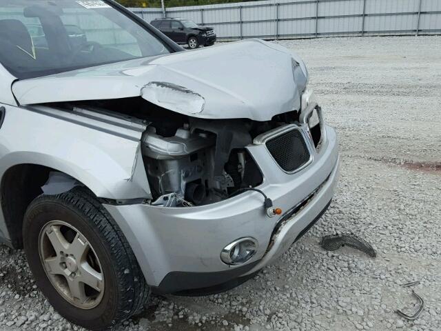 2CKDL63F866127180 - 2006 PONTIAC TORRENT GRAY photo 9