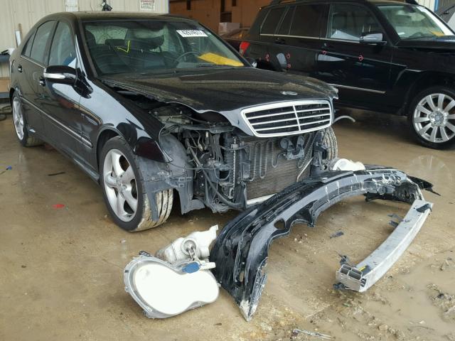 WDBRF52H96A911709 - 2006 MERCEDES-BENZ C GENERATI BLACK photo 1