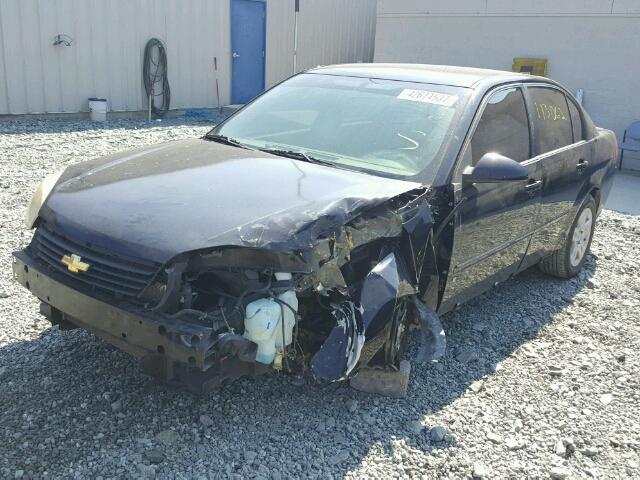 1G1ZT51F76F238778 - 2006 CHEVROLET MALIBU LT BLACK photo 2