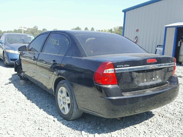 1G1ZT51F76F238778 - 2006 CHEVROLET MALIBU LT BLACK photo 3