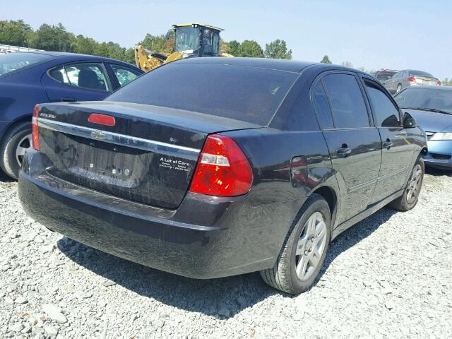 1G1ZT51F76F238778 - 2006 CHEVROLET MALIBU LT BLACK photo 4
