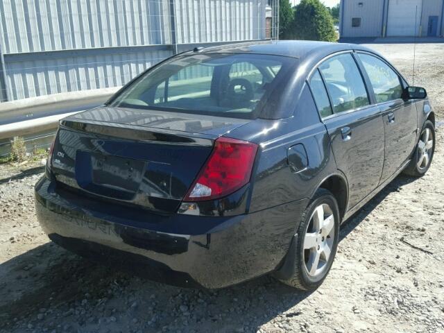 1G8AL55F57Z156993 - 2007 SATURN ION BLACK photo 4