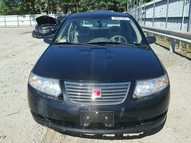 1G8AL55F57Z156993 - 2007 SATURN ION BLACK photo 9