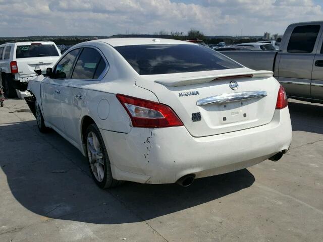 1N4AA5AP3BC863568 - 2011 NISSAN MAXIMA S WHITE photo 3