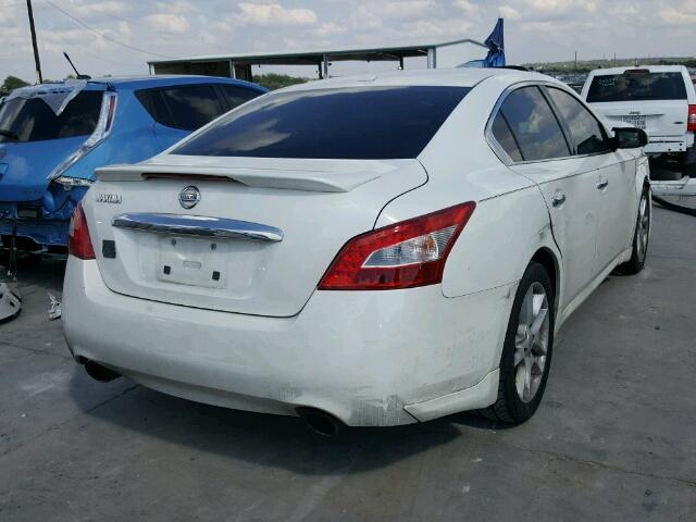 1N4AA5AP3BC863568 - 2011 NISSAN MAXIMA S WHITE photo 4