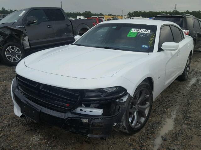 2C3CDXCT0GH118656 - 2016 DODGE CHARGER R/ WHITE photo 2