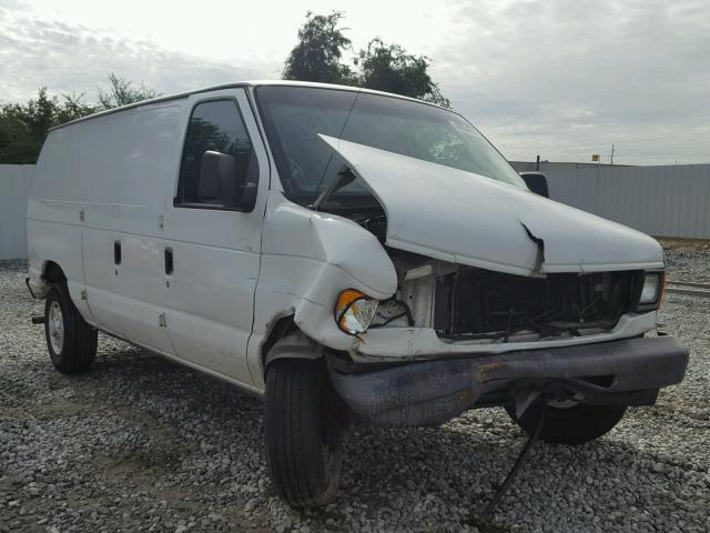 1FTNE14W27DB04178 - 2007 FORD ECONOLINE WHITE photo 1