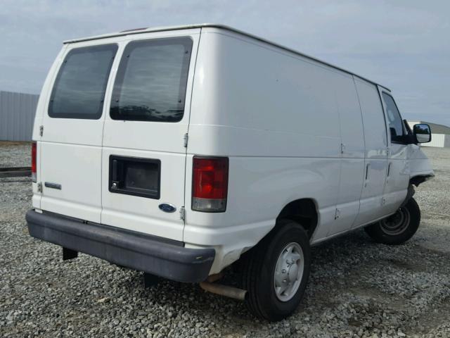 1FTNE14W27DB04178 - 2007 FORD ECONOLINE WHITE photo 4