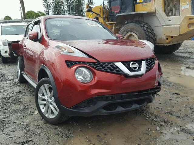 JN8AF5MV6FT563376 - 2015 NISSAN JUKE S RED photo 1