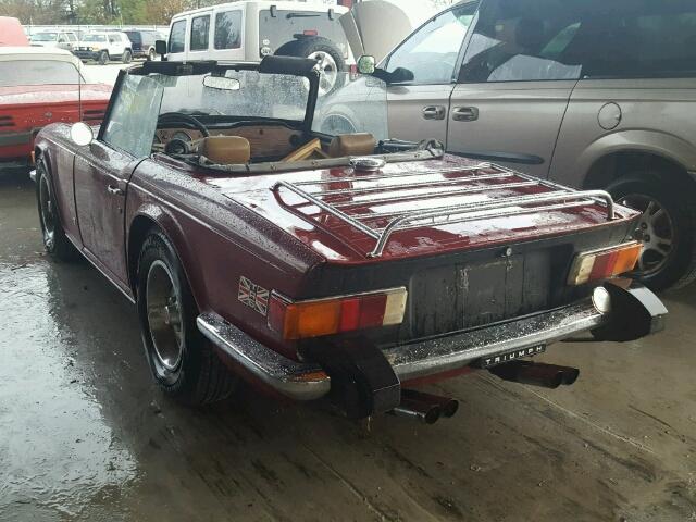 CF52725U - 1976 TRIUMPH CAR TRIUMP TR7 MAROON photo 3