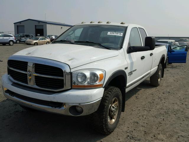 1D7KS28D96J193053 - 2006 DODGE RAM 2500 S WHITE photo 2