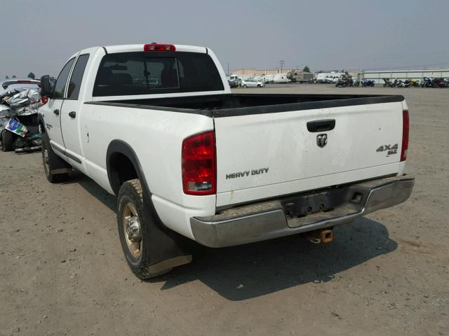 1D7KS28D96J193053 - 2006 DODGE RAM 2500 S WHITE photo 3