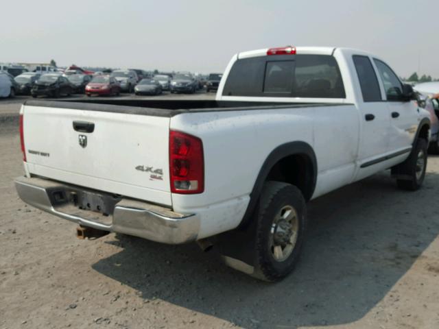 1D7KS28D96J193053 - 2006 DODGE RAM 2500 S WHITE photo 4
