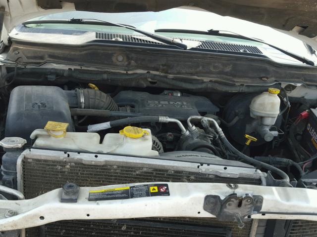 1D7KS28D96J193053 - 2006 DODGE RAM 2500 S WHITE photo 7