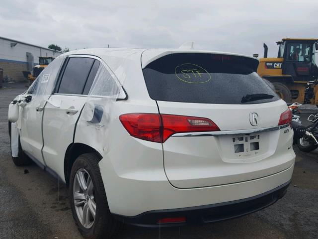 5J8TB4H31EL000223 - 2014 ACURA RDX BASE WHITE photo 3