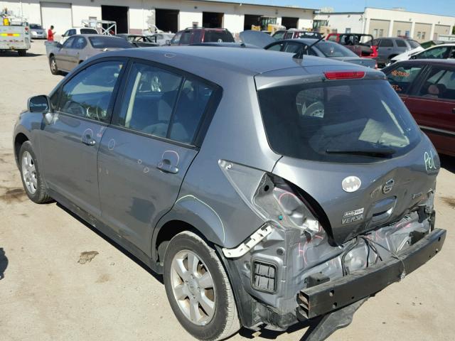 3N1BC1CP5CK800551 - 2012 NISSAN VERSA S GRAY photo 3