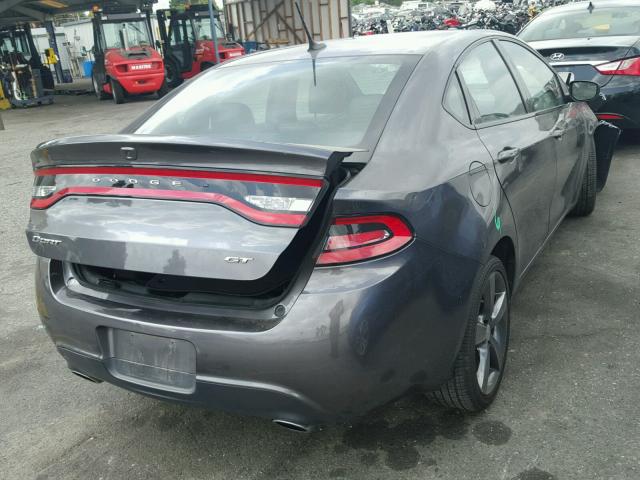 1C3CDFEBXED879087 - 2014 DODGE DART 灰色 照片 4