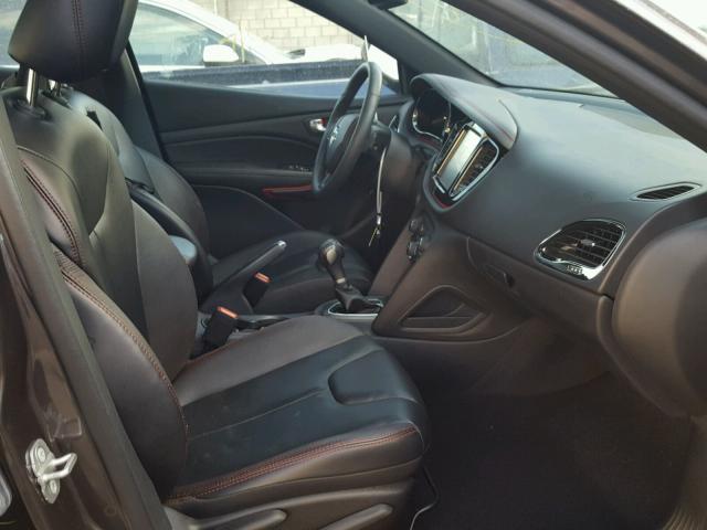 1C3CDFEBXED879087 - 2014 DODGE DART 灰色 照片 5