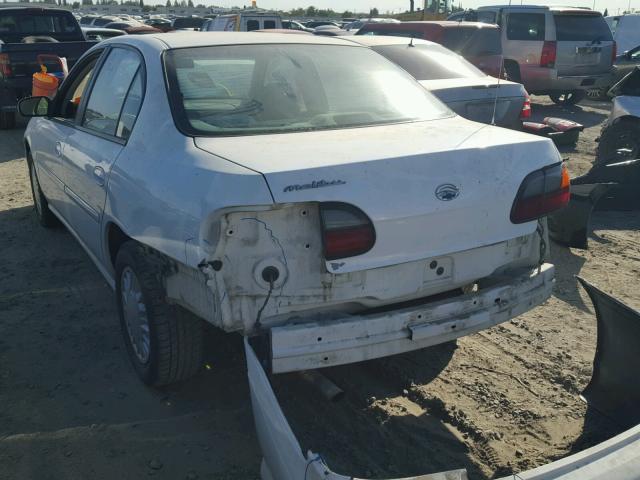 1G1ND52J1Y6330602 - 2000 CHEVROLET MALIBU WHITE photo 3