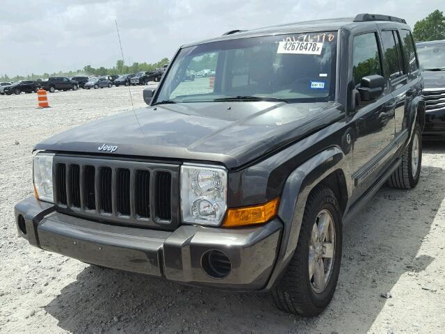 1J8HG48NX6C274442 - 2006 JEEP COMMANDER CHARCOAL photo 2
