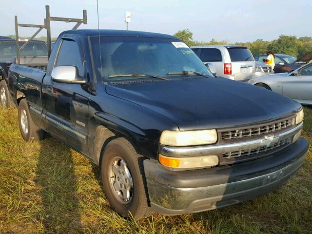 1GCEC14TXYZ135825 - 2000 CHEVROLET SILVERADO BLACK photo 1