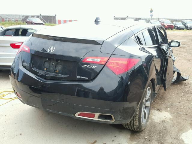 2HNYB1H61DH500286 - 2013 ACURA ZDX BLACK photo 4