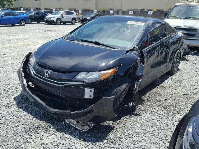 2HGFG3B02EH509662 - 2014 HONDA CIVIC EXL BLACK photo 2