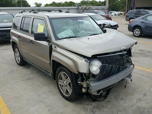 1J8FT48W87D400384 - 2007 JEEP PATRIOT LI BEIGE photo 1