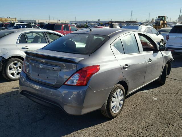 3N1CN7AP9HL823286 - 2017 NISSAN VERSA S CHARCOAL photo 4