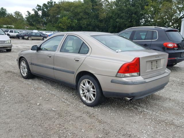 YV1RS58D022193984 - 2002 VOLVO S60 2.4T TAN photo 3