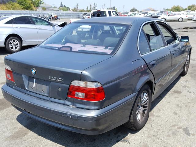 WBADT63483CK33876 - 2003 BMW 530 I AUTO CHARCOAL photo 4