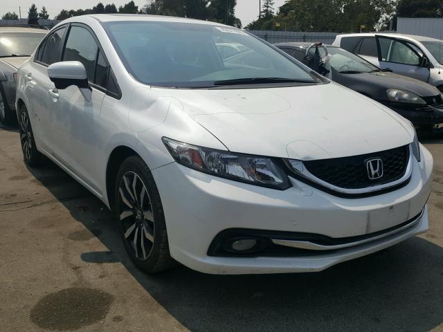 19XFB2F91EE263411 - 2014 HONDA CIVIC EXL WHITE photo 2