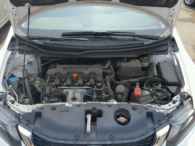 19XFB2F91EE263411 - 2014 HONDA CIVIC EXL WHITE photo 7