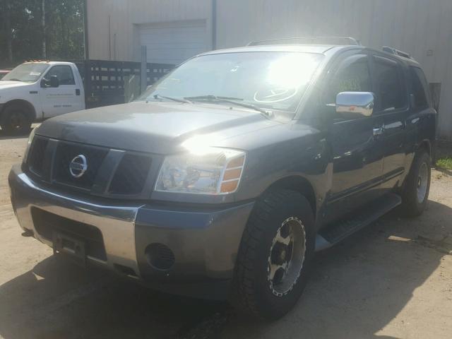 5N1AA08B34N712143 - 2004 NISSAN ARMADA SE GRAY photo 2