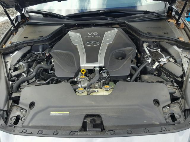 JN1EV7AR4GM344742 - 2016 INFINITI Q50 PREMIU GRAY photo 7