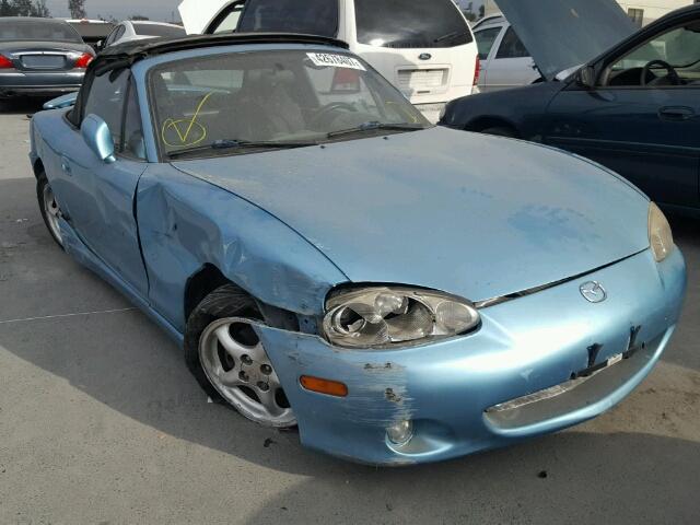 JM1NB353220221641 - 2002 MAZDA MX-5 MIATA SILVER photo 1