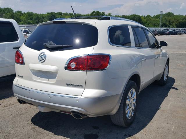 5GAKRCED8CJ297577 - 2012 BUICK ENCLAVE WHITE photo 4
