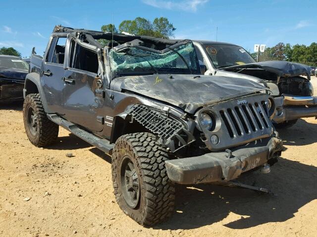1C4BJWDG7HL606597 - 2017 JEEP WRANGLER U GRAY photo 1