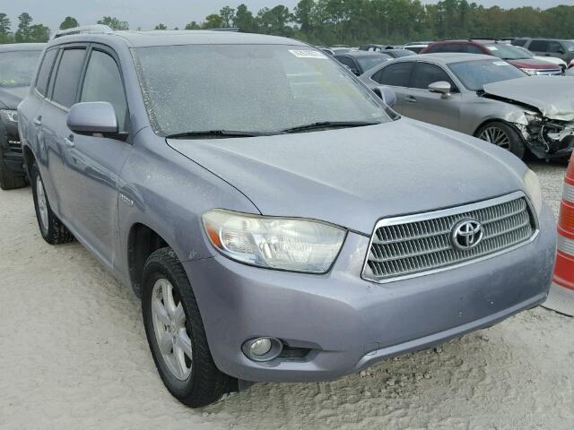 JTEEW44A782011264 - 2008 TOYOTA HIGHLANDER BLUE photo 1