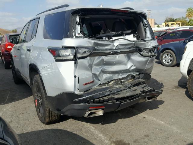 1GNEVJKW7JJ112909 - 2018 CHEVROLET TRAVERSE P SILVER photo 3