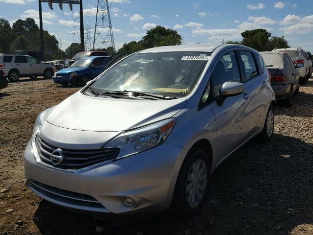 3N1CE2CP3FL373230 - 2015 NISSAN VERSA NOTE SILVER photo 2