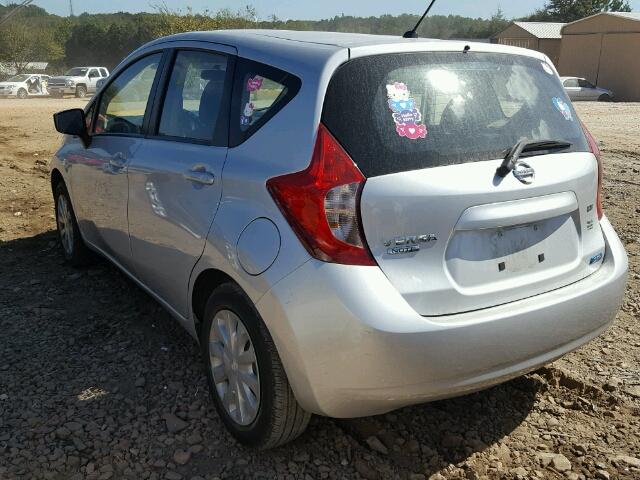 3N1CE2CP3FL373230 - 2015 NISSAN VERSA NOTE SILVER photo 3